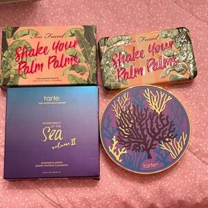 Too Faced and Tarte Eyeshadow Palettes Set Both BNIB